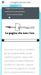 Mobile Screenshot of lapaginachenoncera.it