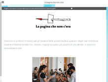 Tablet Screenshot of lapaginachenoncera.it